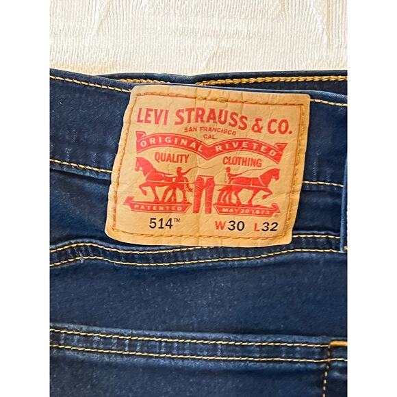 Levi's 514 Straight Leg Jeans Mens 30x32 - Picture 3 of 3